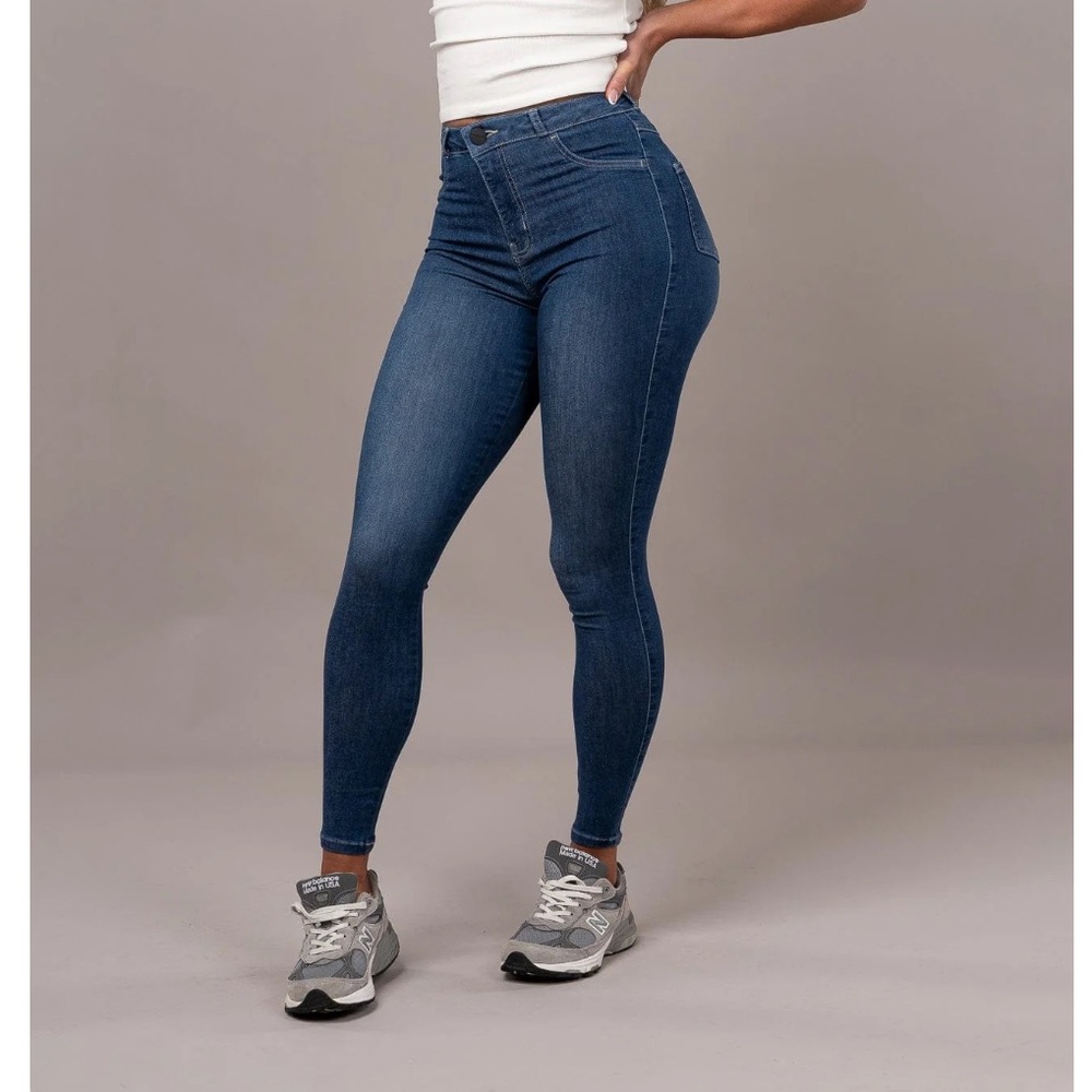 Fit Jeans Contour V2 High Wasted Sapphire Blue jeans